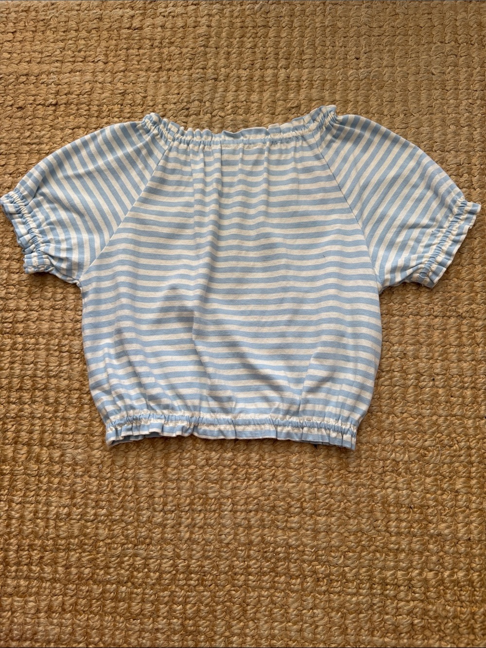 Zhoe & Tobiah Striped Girls Cropped Top sz 8 - Picture 5 of 7